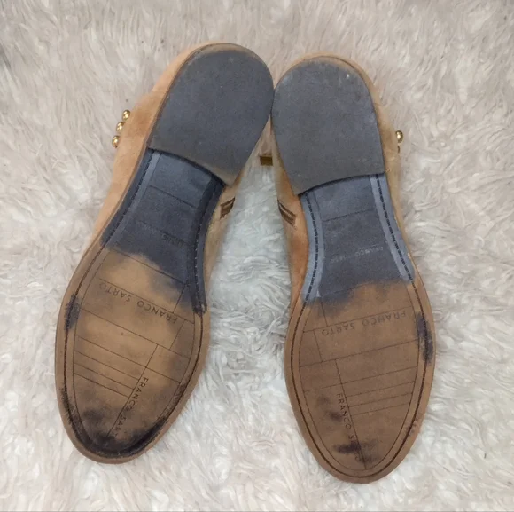 Franco Sarto Kelton Suede Tan Booties Size 8M - Picture 7 of 9